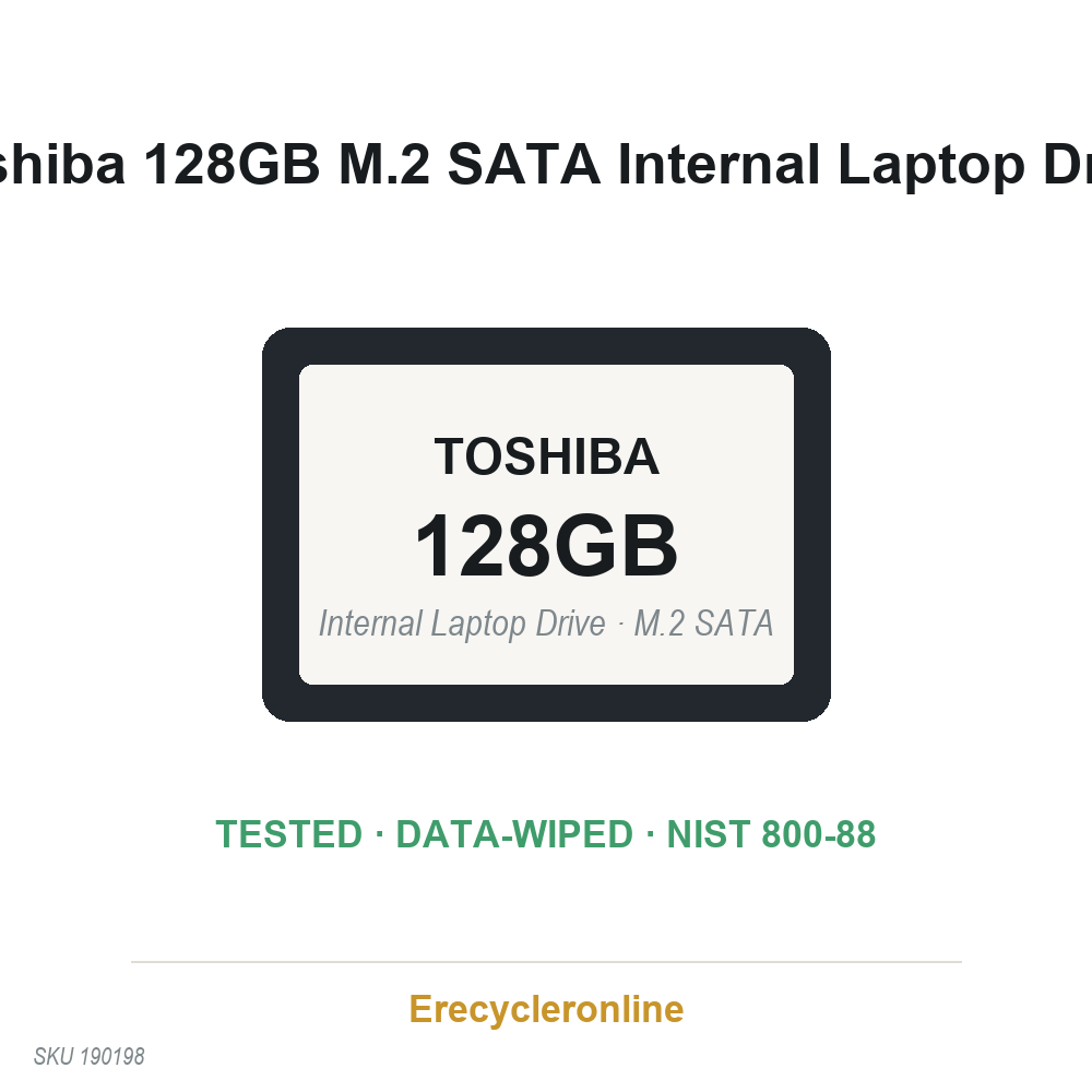 Toshiba 128GB M.2 SSD THNSNK128GVN8