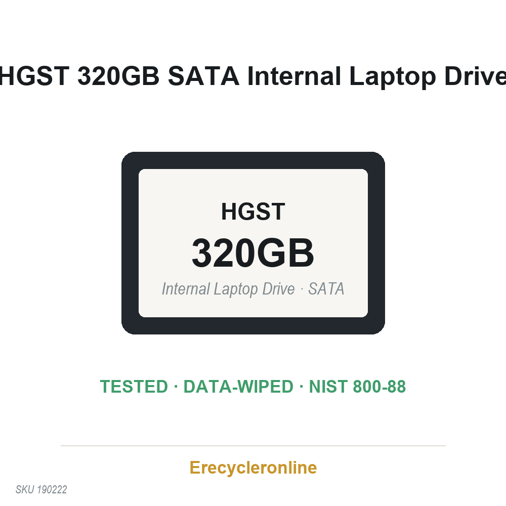 HGST 320GB 2.5" SATA HDD HTS543232L9A300