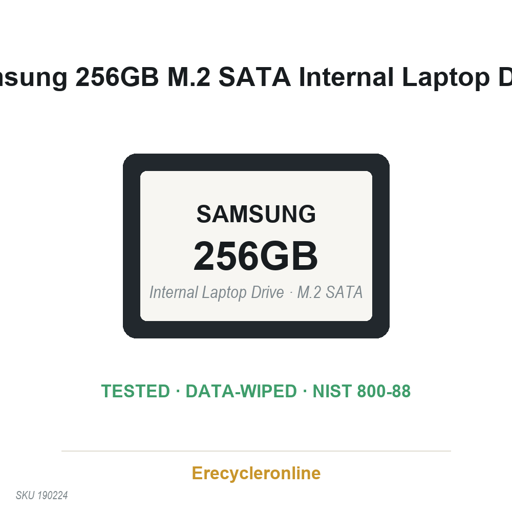 Samsung 256GB M.2 SSD MZVLW256HEHP-000H1