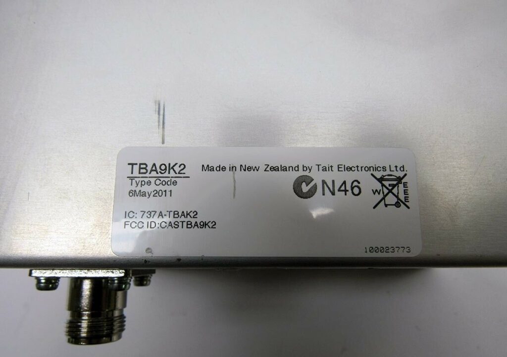 Tait TBA90K2-0000 TBA9K2 760-870MHz 10-100W Power Amplifier TB8100 Base Station - Image 8